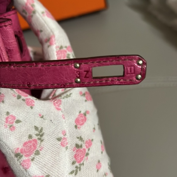 Hermes Kelly ostrich 25 - Picture 15 of 16